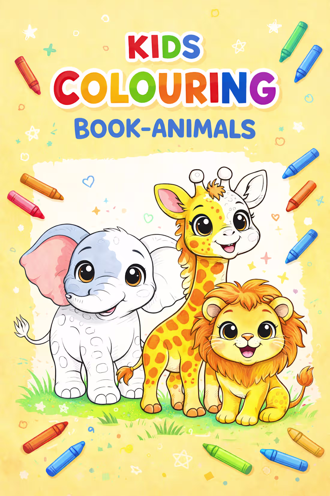 Cover image for Colouring book for kids