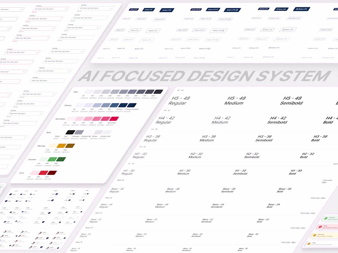 Cover image for Component Design (Design System & Style Guide Design)