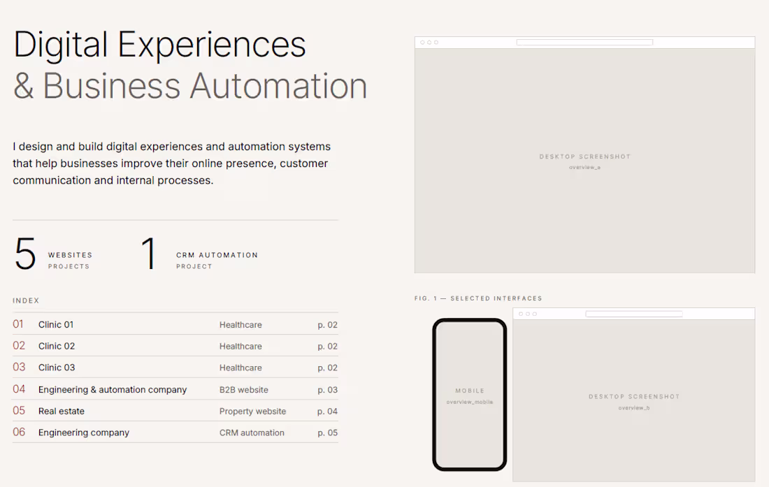 Cover image for AI Automation & Web Development
Design