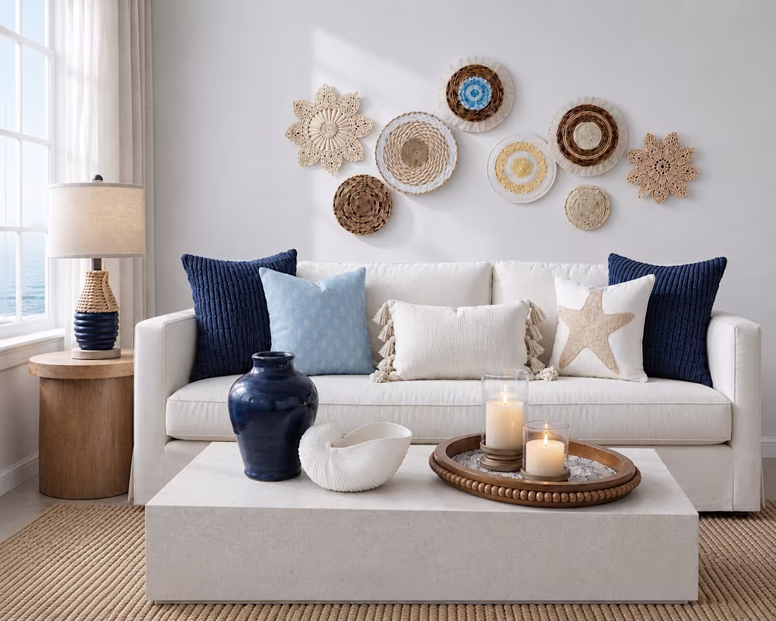 Cover image for Coastal Living Room Design 
New