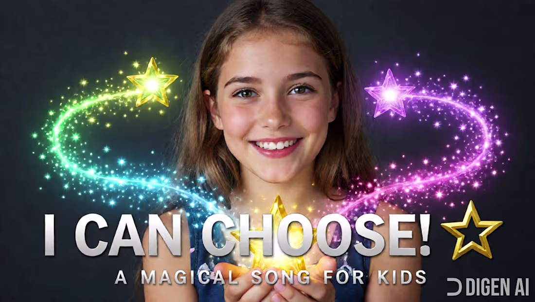Cover image for I CAN CHOOSE! | SEL Song for Kids & Animated Video Created a...