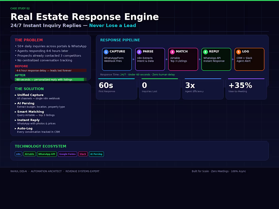 Cover image for Real Estate Auto-Response System —