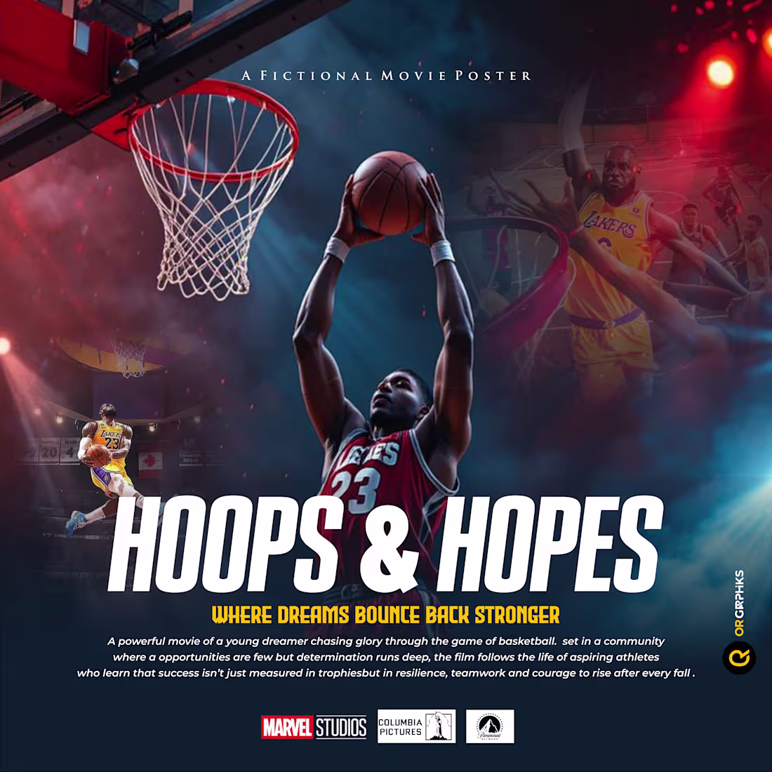 Cover image for Hoops & Hopes — Fictional