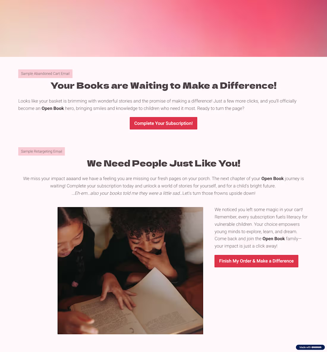 Cover image for Abandon Cart and Retargeting Email