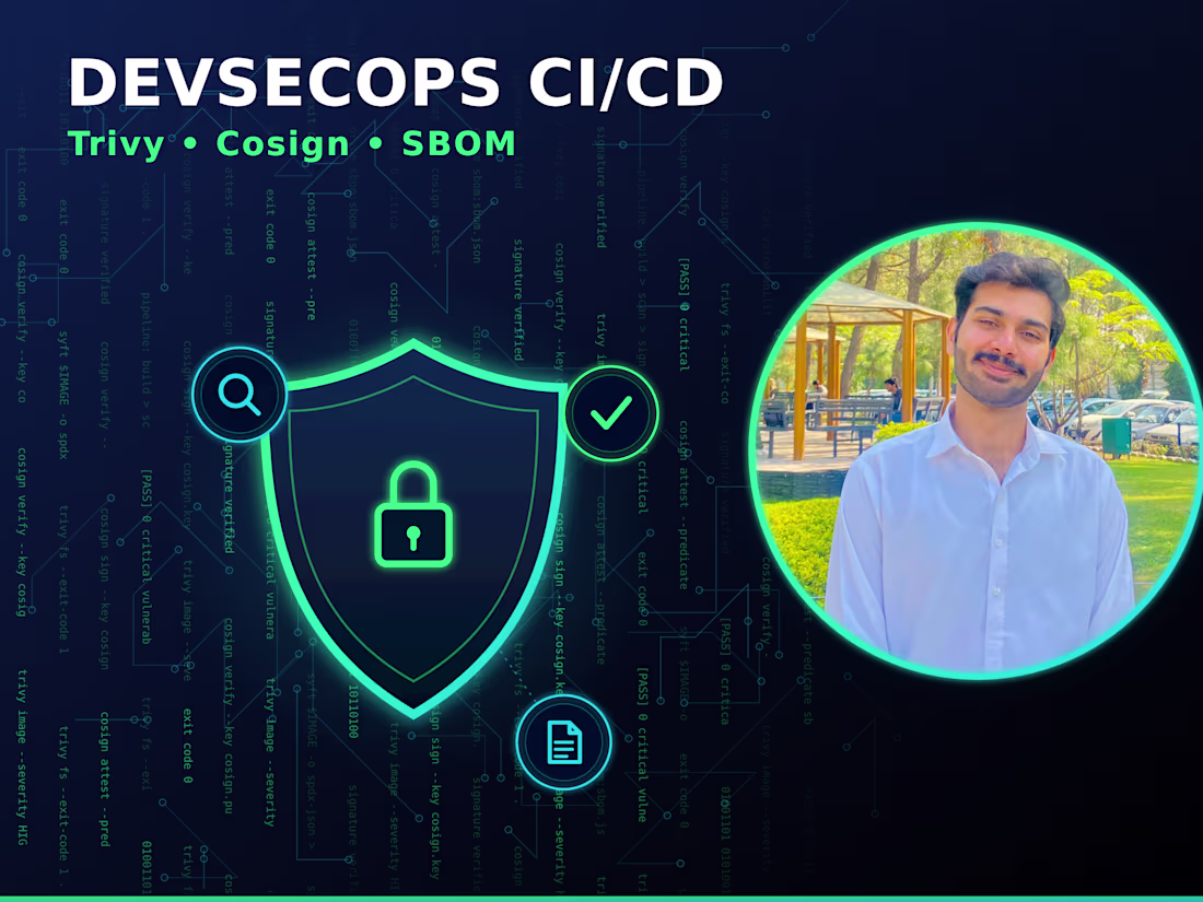 Cover image for DevSecOps CI/CD: Trivy, Cosign & SBOM Pipeline