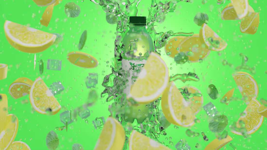 Cover image for Lemon and Mint 3D commercial | Drink 3D Advertisement