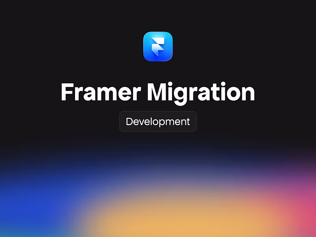 Cover image for Framer migration