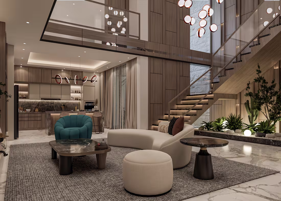 Cover image for 3D Render Interior Villa -