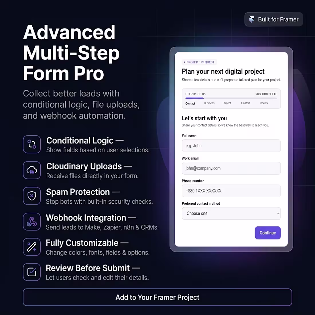 Cover image for Advanced Multistep form pro