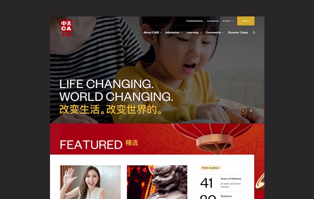 Cover image for CAIS Website Redesign and Development