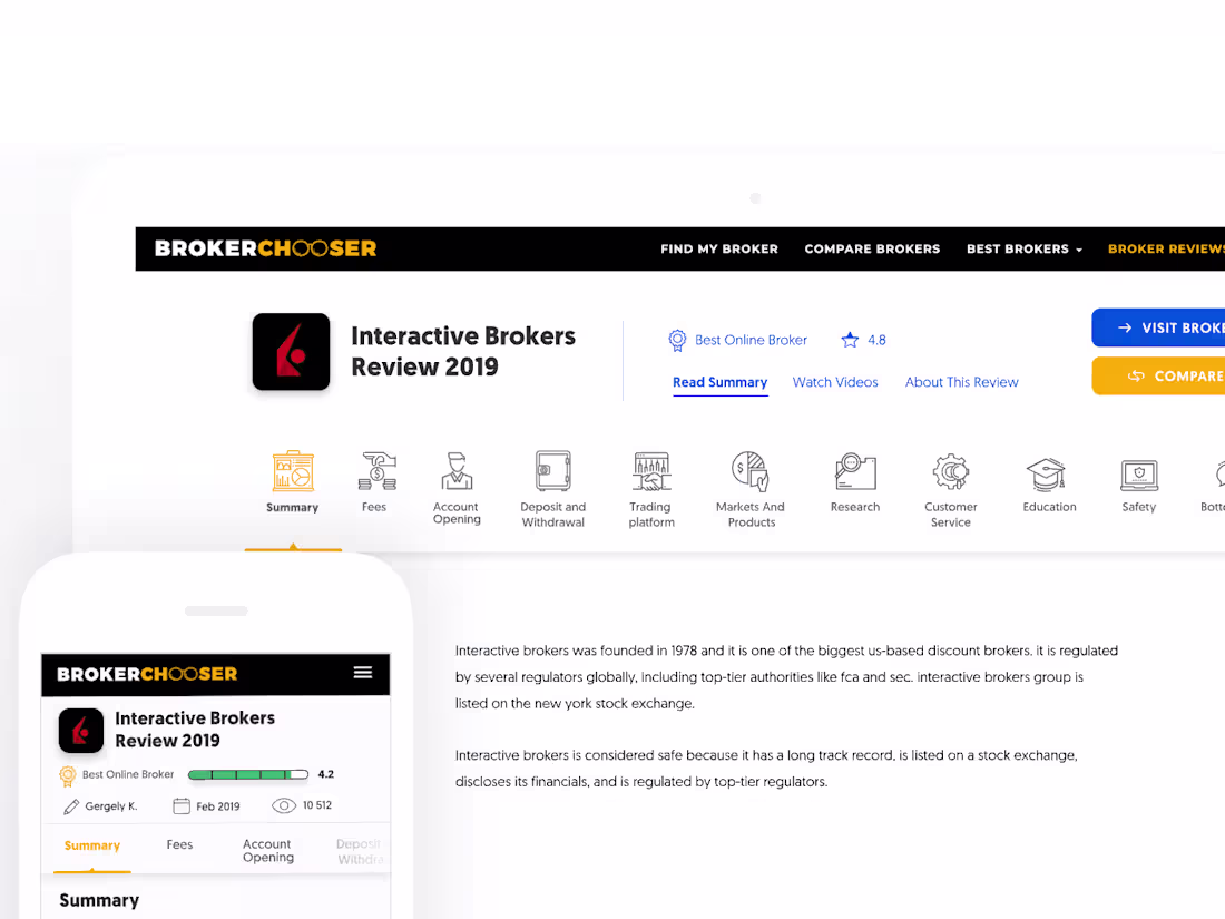 Cover image for Brokerchooser