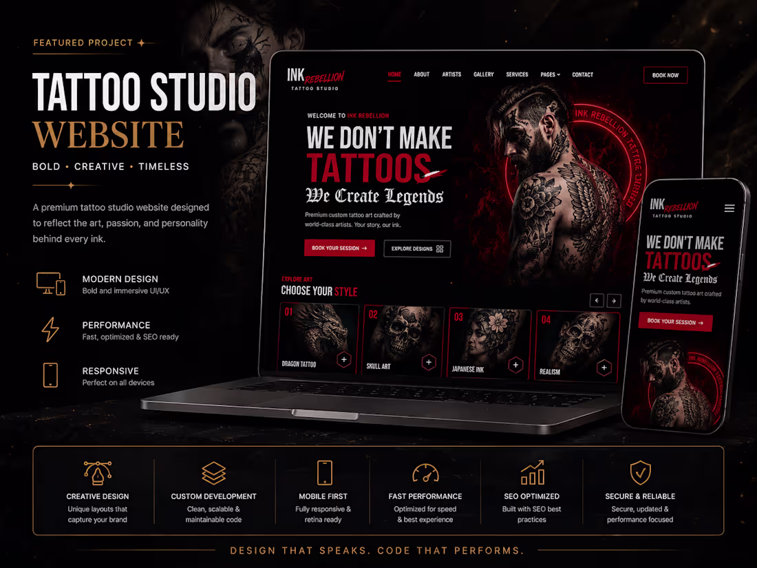 Cover image for Modern Business Website Development