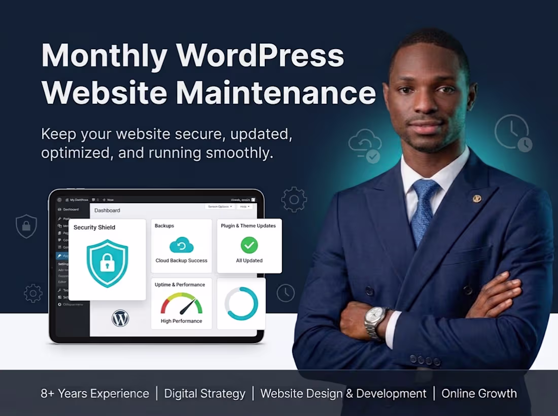 Cover image for Monthly WordPress Website Maintenance