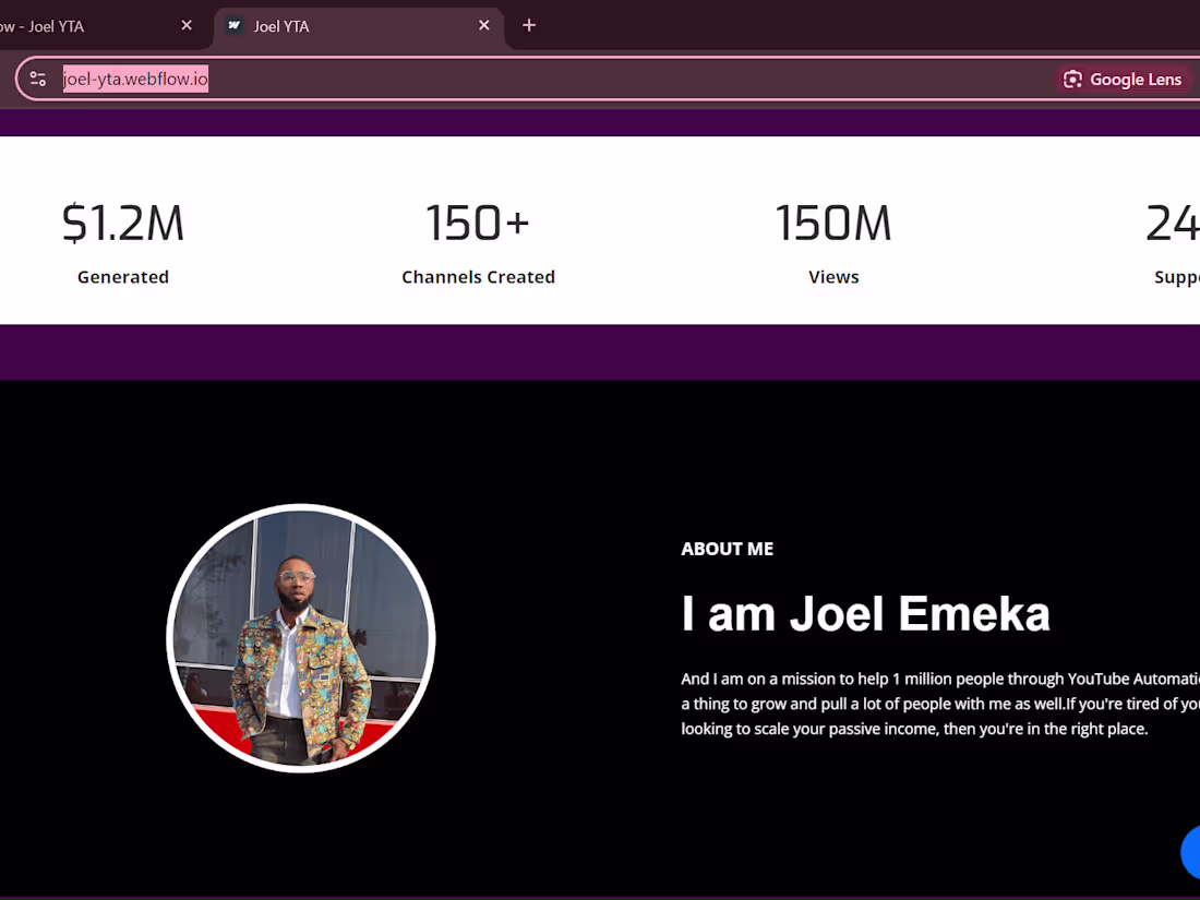 Cover image for Building a modern webflow website, webflow landing page for you