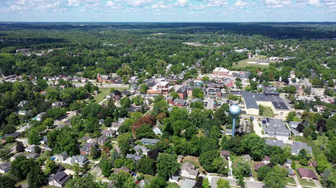 Cover image for Aerial Photos of Michigan