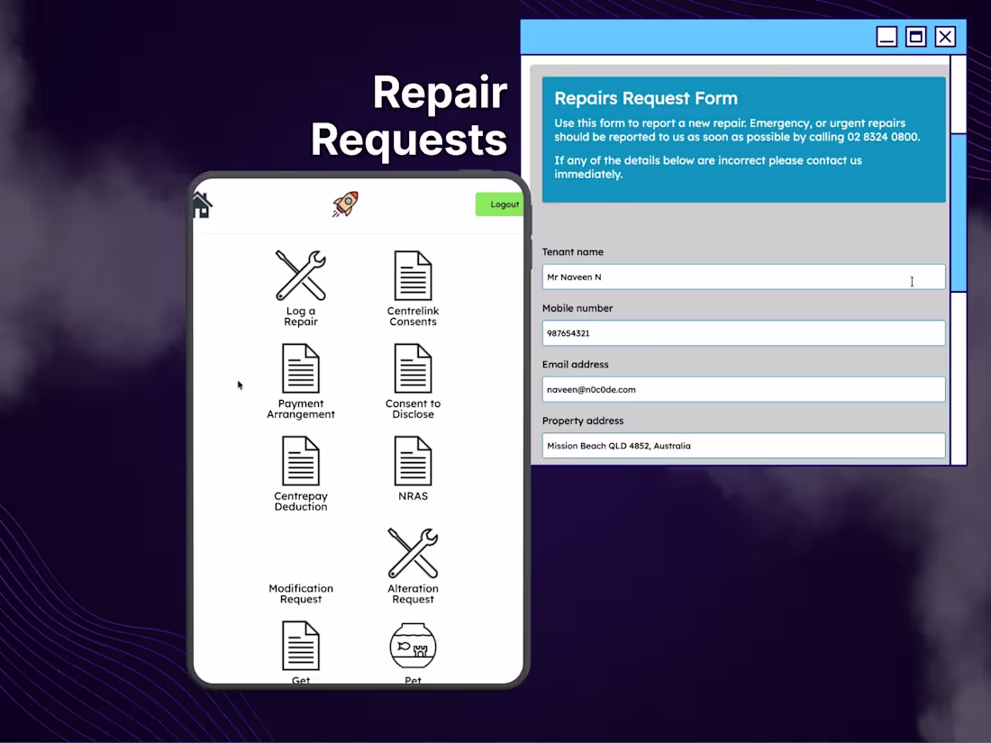Cover image for Tenant Portal | AI-Powered Portal for Multi-Family Housing 