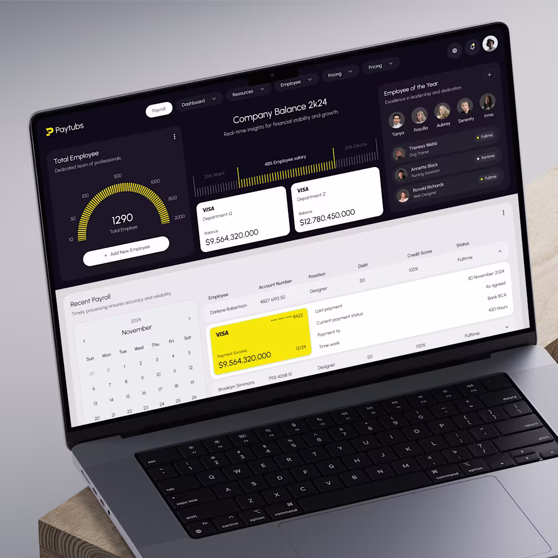 Cover image for Paytubs - Payroll management (UIUX and Branding Project)