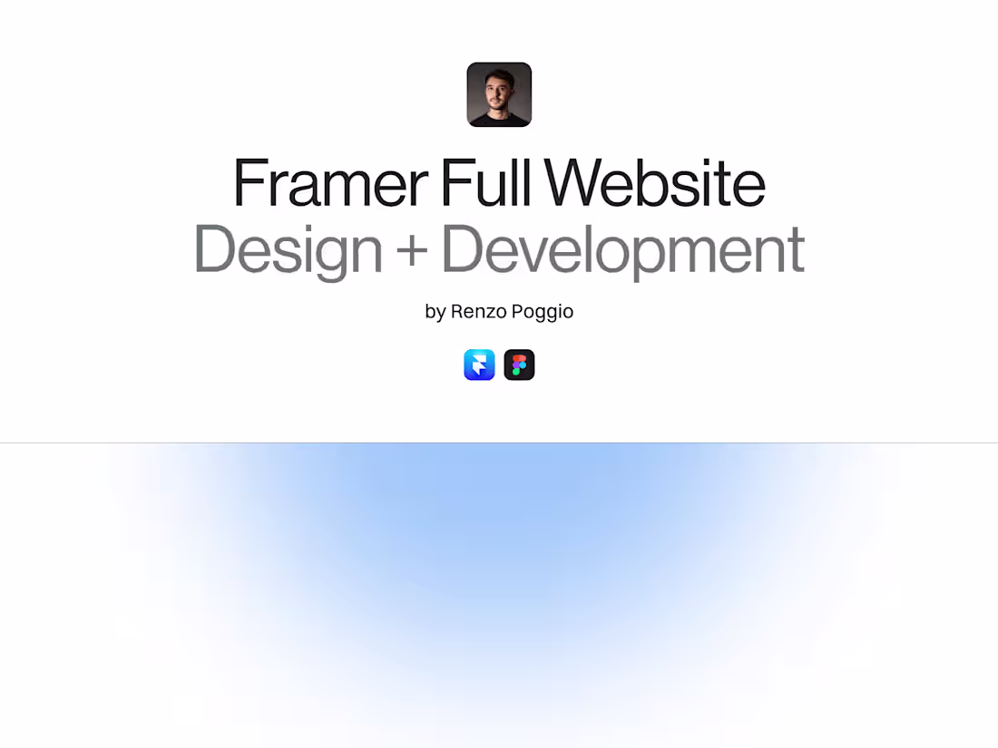 Cover image for Framer Full Website Design & Development