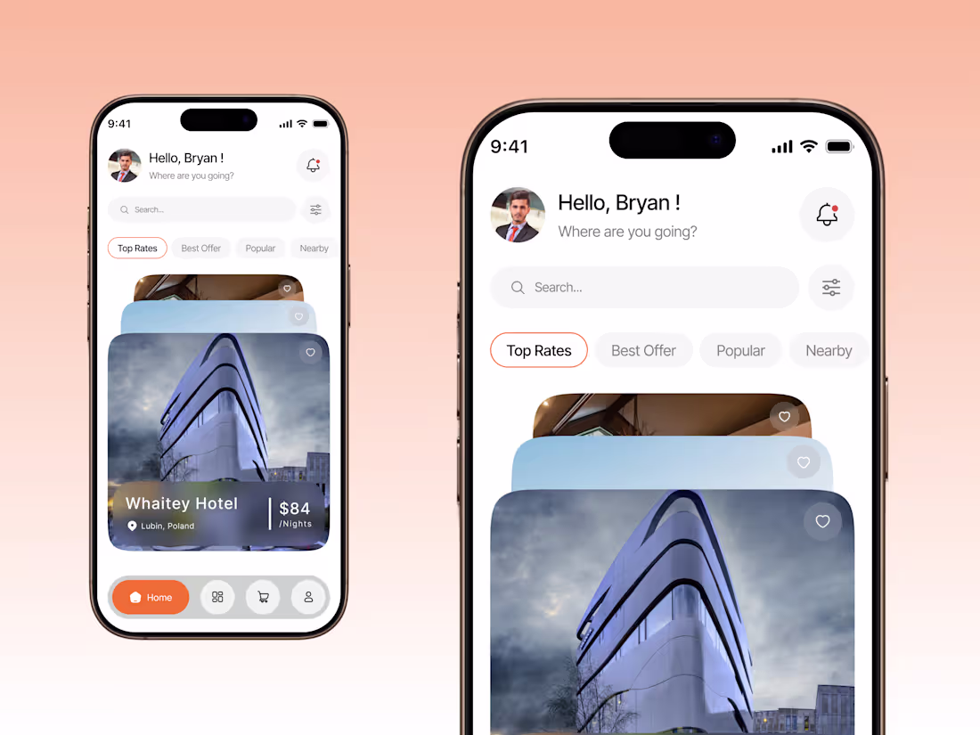 Cover image for StayEase – Luxury Hotel Booking Mobile App