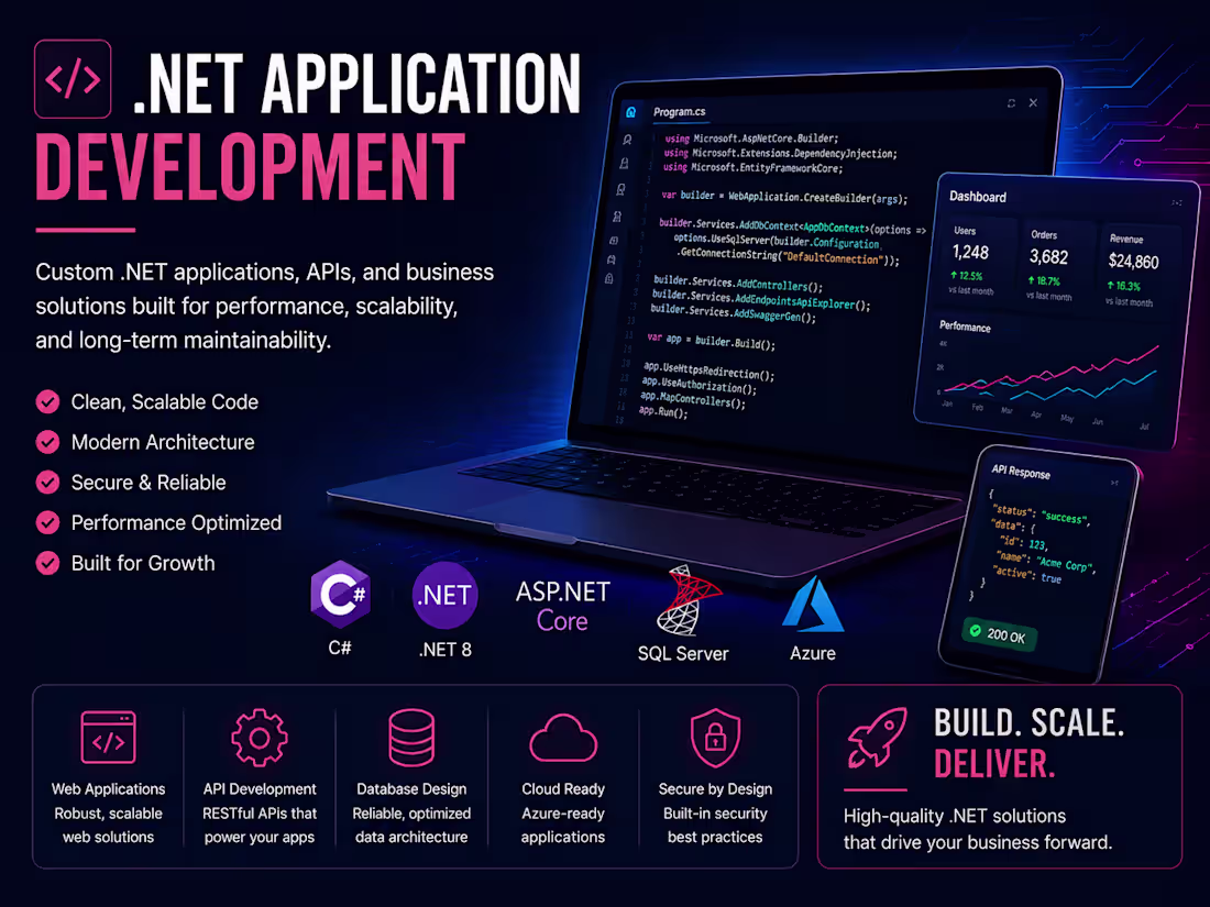 Cover image for .NET Application Development