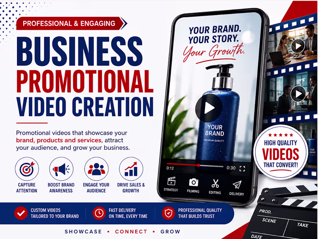 Cover image for Business Promotional Video Creation