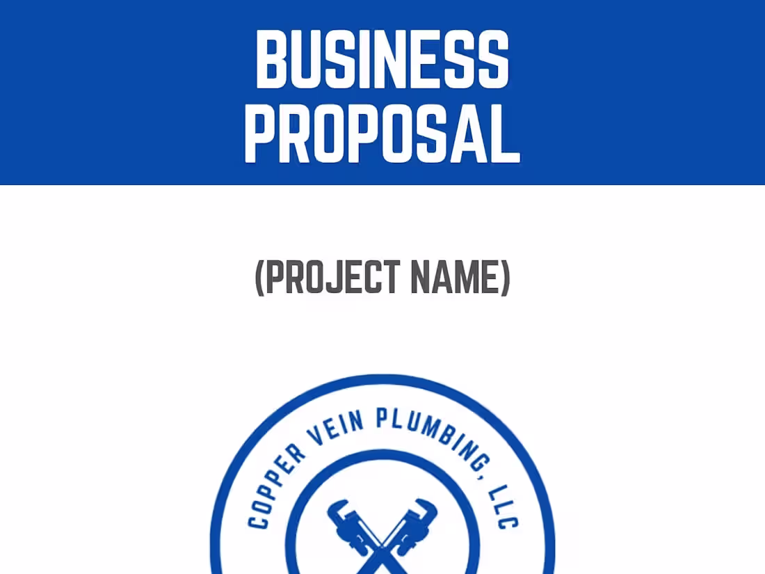 Cover image for Business Proposal Template