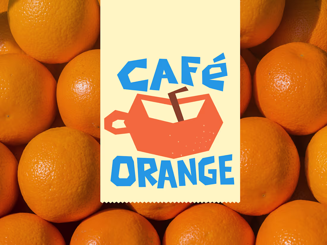 Cover image for Café Orange — branding & web design concept