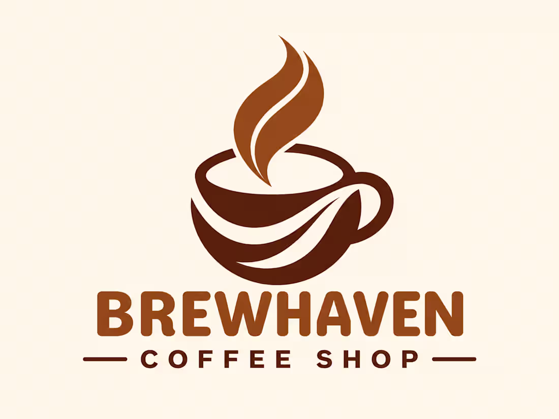 Cover image for BrewHaven Coffee Shop – Logo