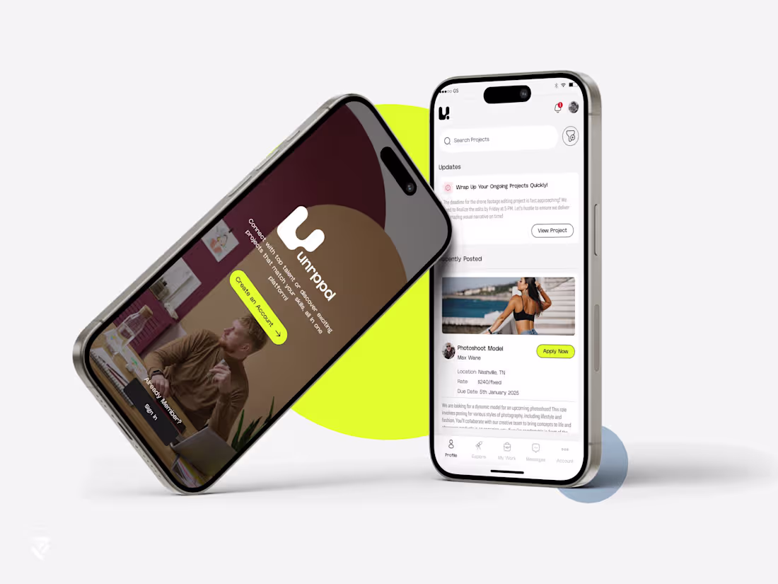 Cover image for Mobile App UI/UX Design - iOS & Android