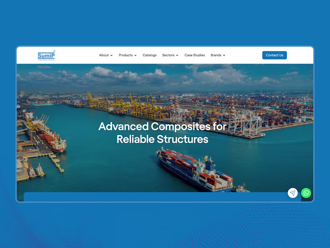 Cover image for Website Rewrap and CMS Development for SumiP
