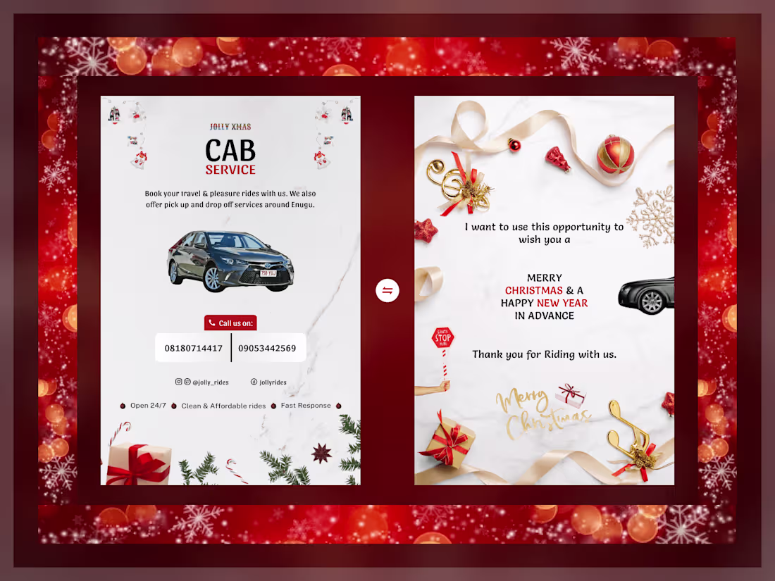 Cover image for Yuletide Rides: Spreading Holiday Cheer with Our Clients