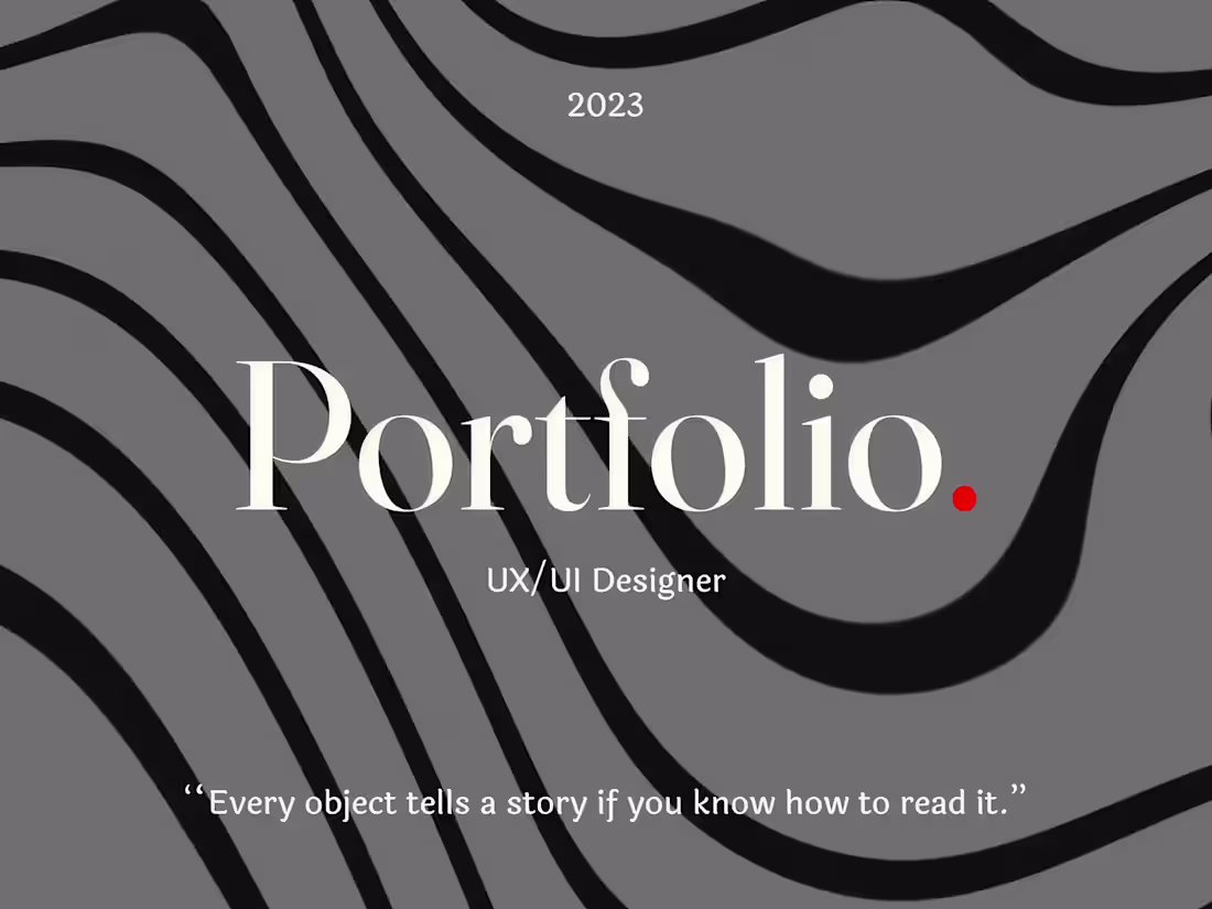 Cover image for Portfolio UI/UX Designer