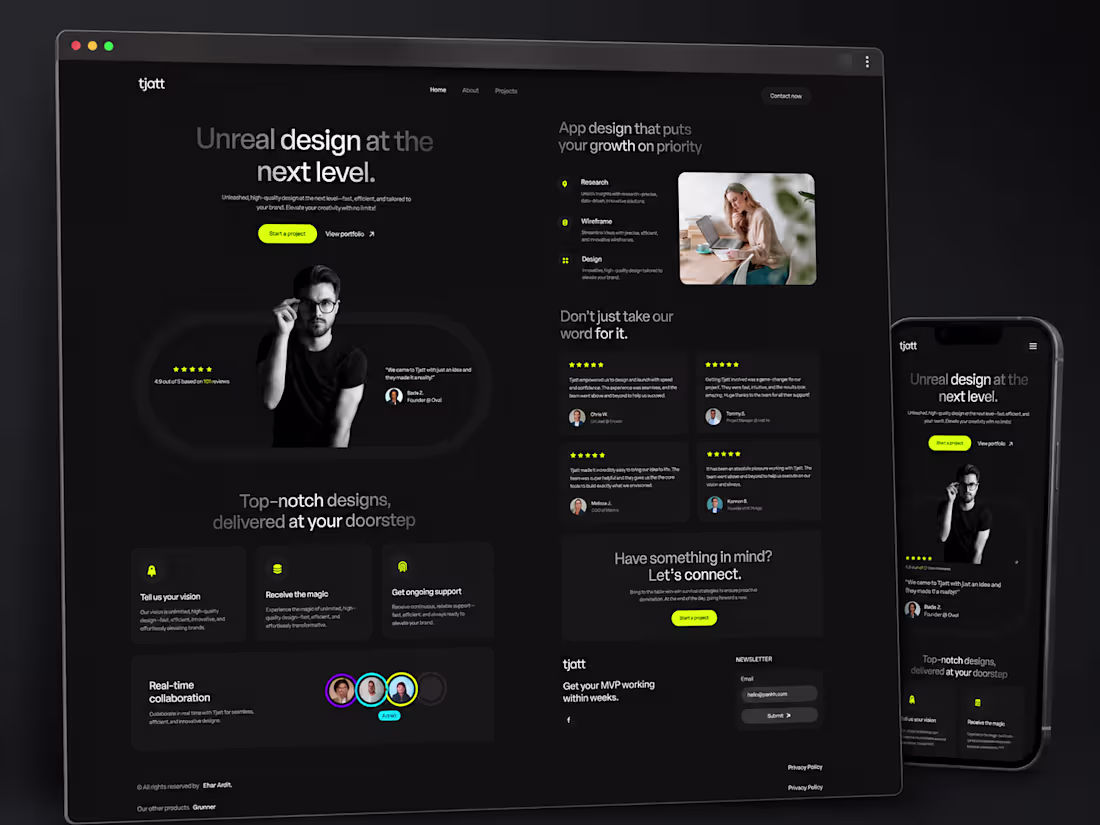 Cover image for Built a responsive website with