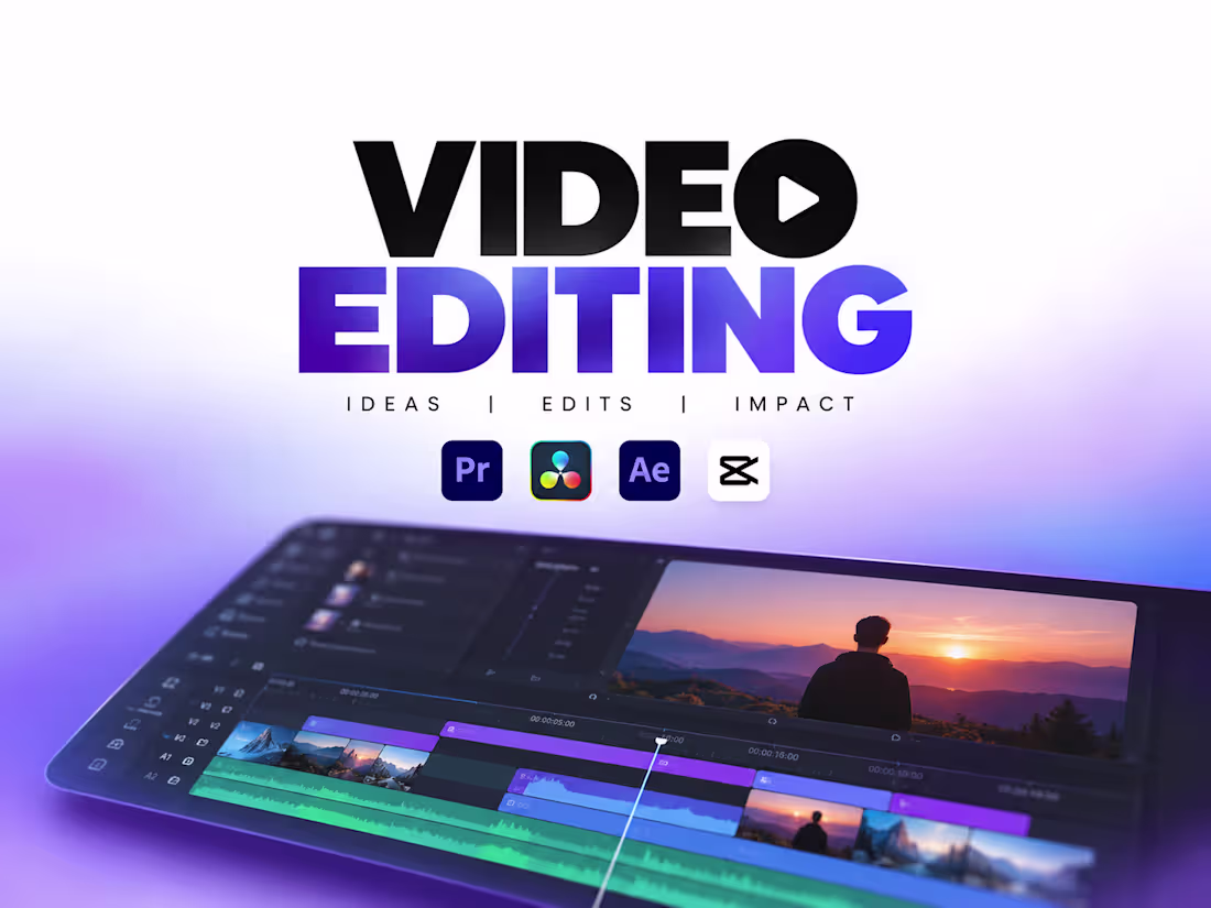 Cover image for Video Editing (Shot form / Long form)