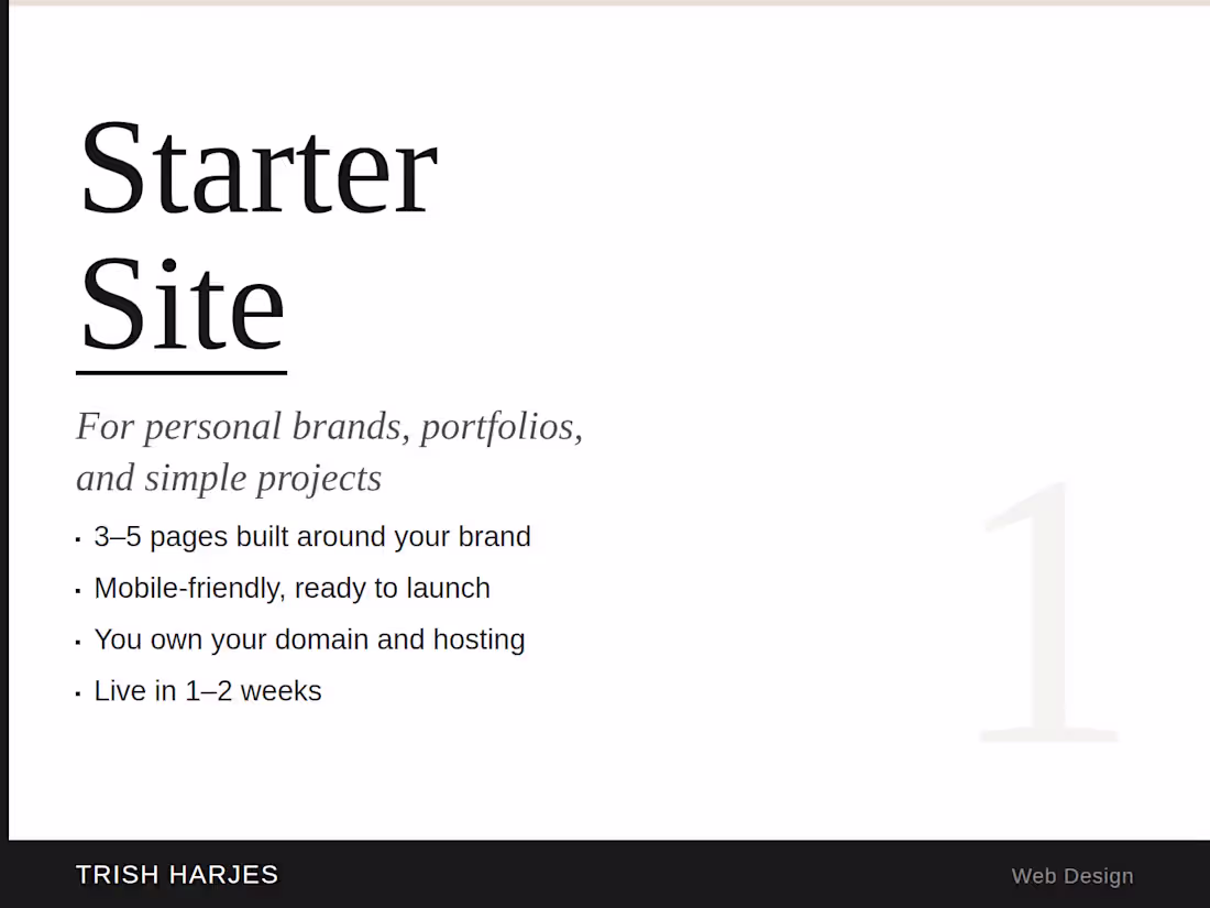 Cover image for Starter Site