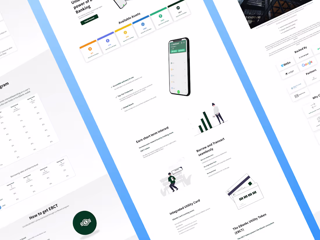 Cover image for EBankc | DeFi Banking Application