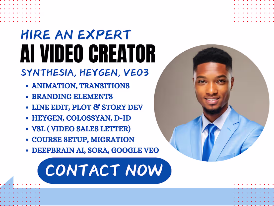 Cover image for Do Udemy course content heygen ai training video in synthesia