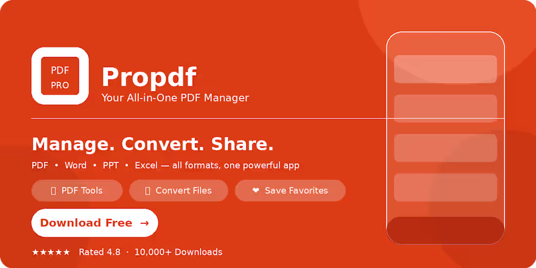 Cover image for 🚀 Big News! ProPDF Converter