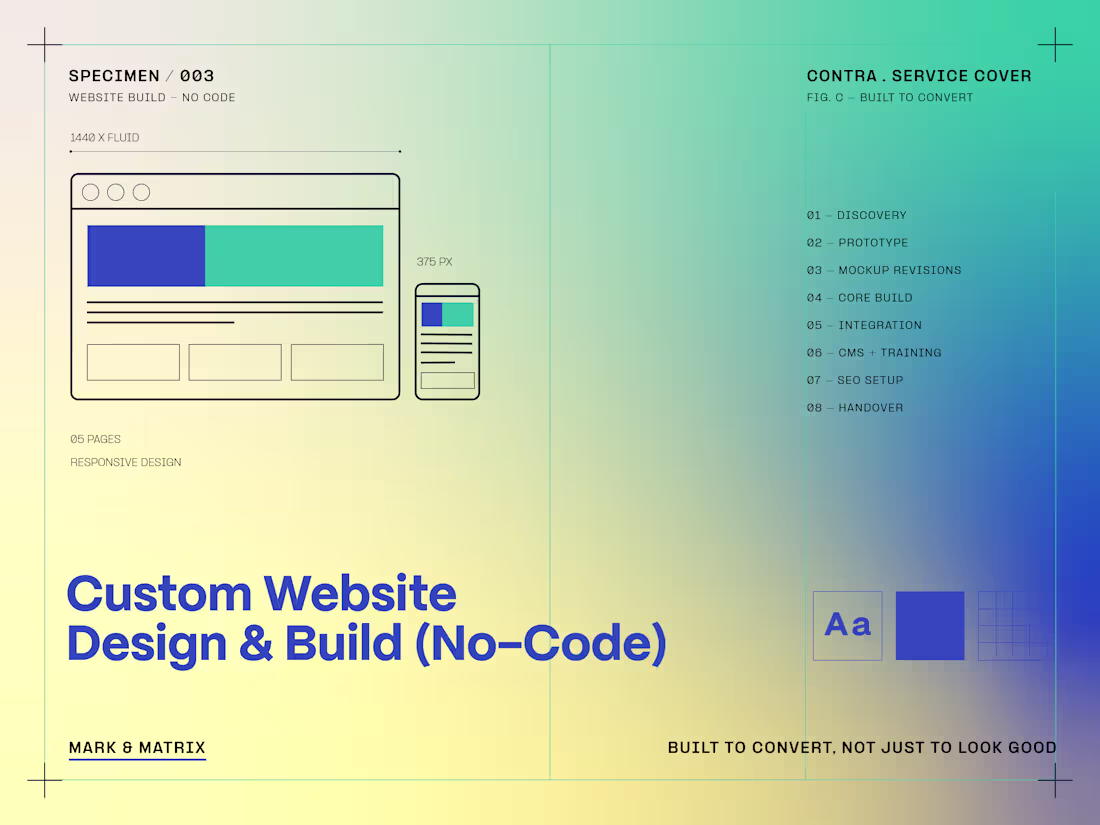 Cover image for Website Design — Built to Convert, Not Just Look Good (No-Code)
