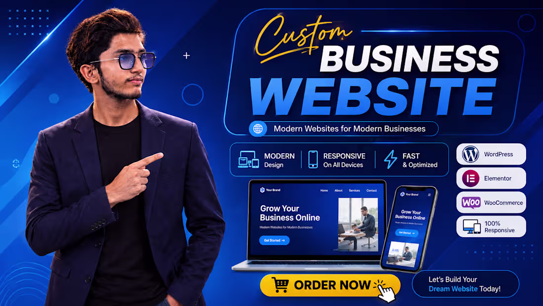 Cover image for I Design websites that will help you to grow your business