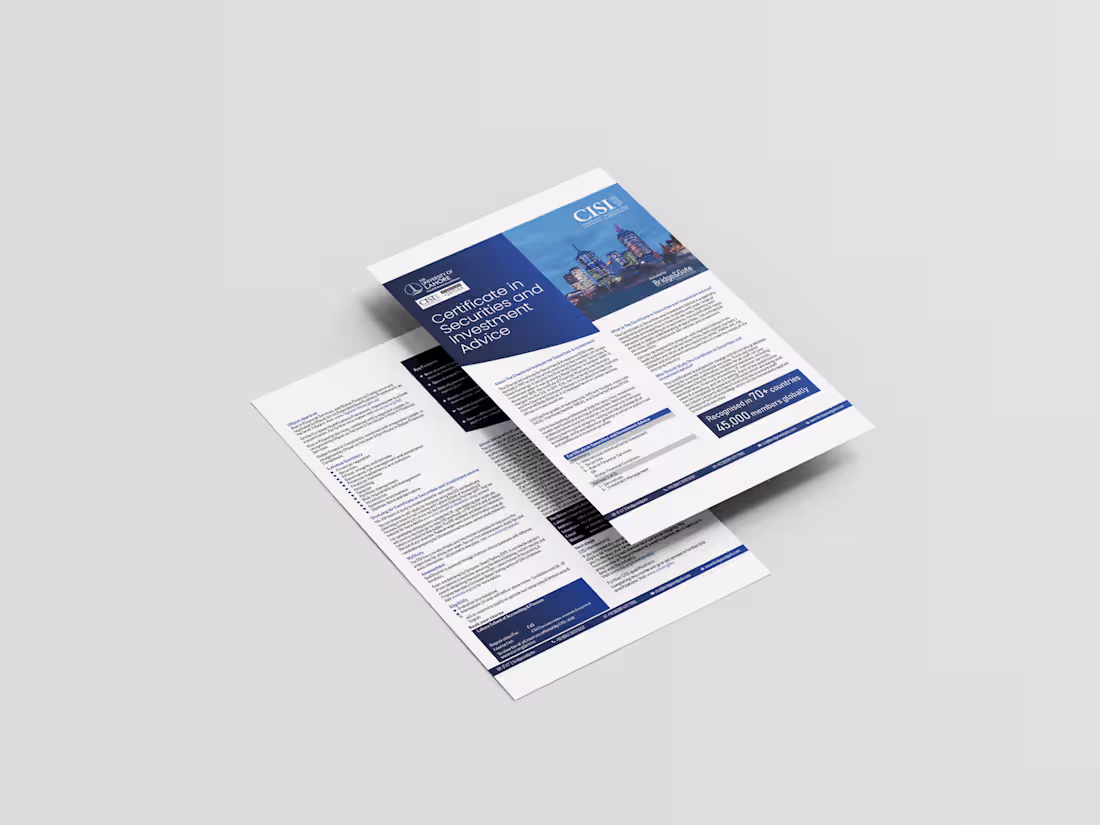 Cover image for Chartered Institute for Securities & Investment (CISI)