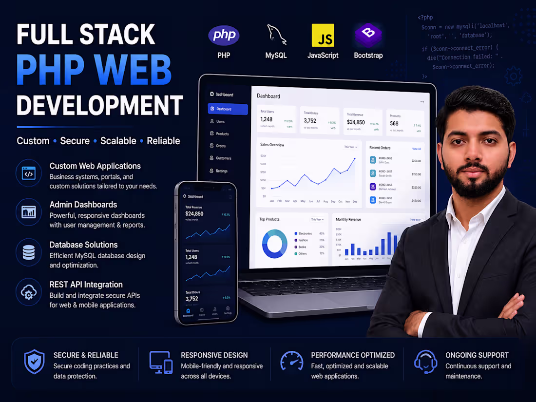 Cover image for Full Stack PHP Web Development