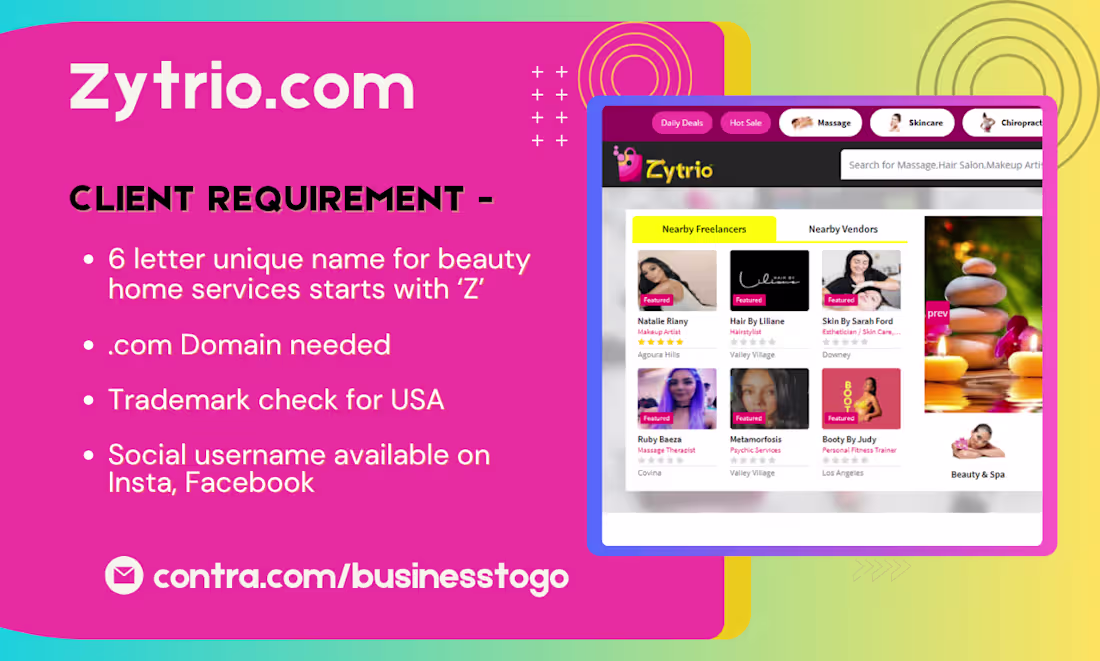 Cover image for Brand Name for a SaaS
