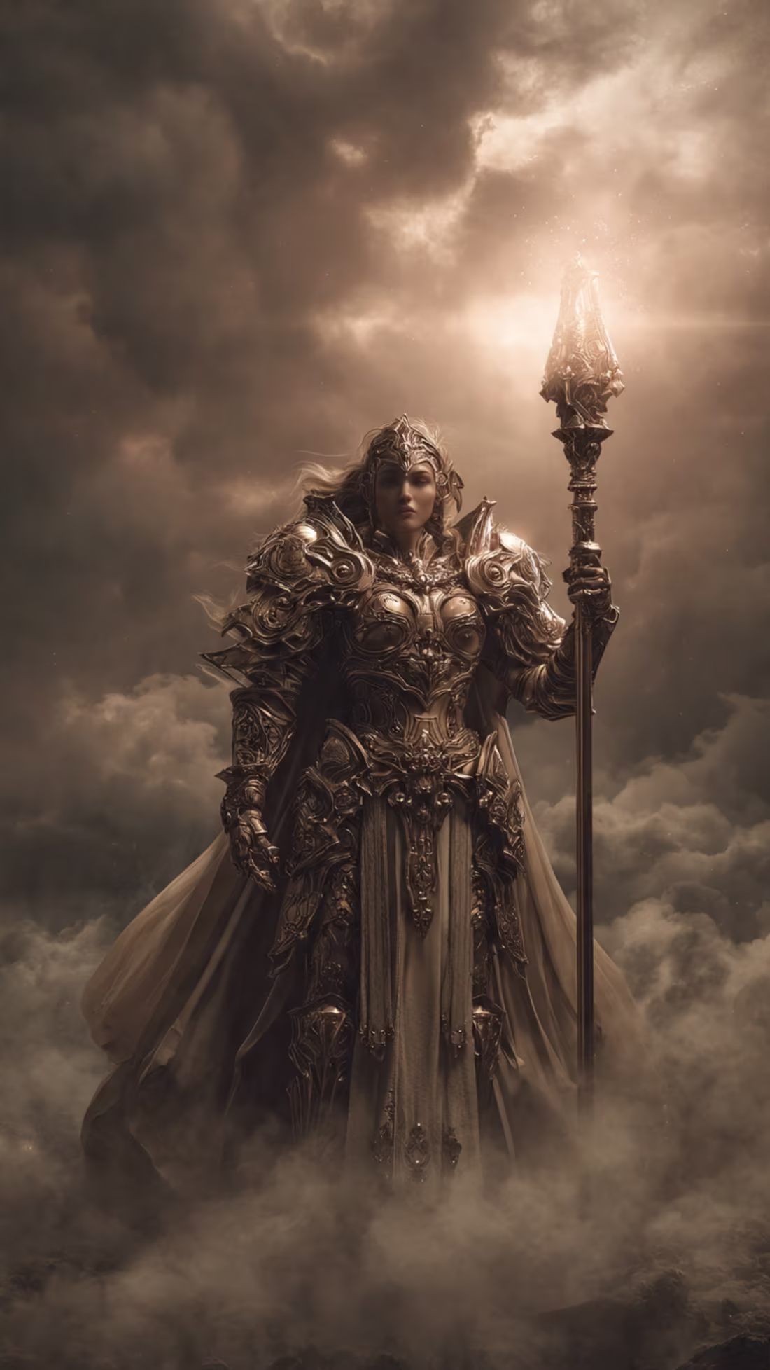 Cover image for Epic Fantasy Character & Warrior Book Cover Design