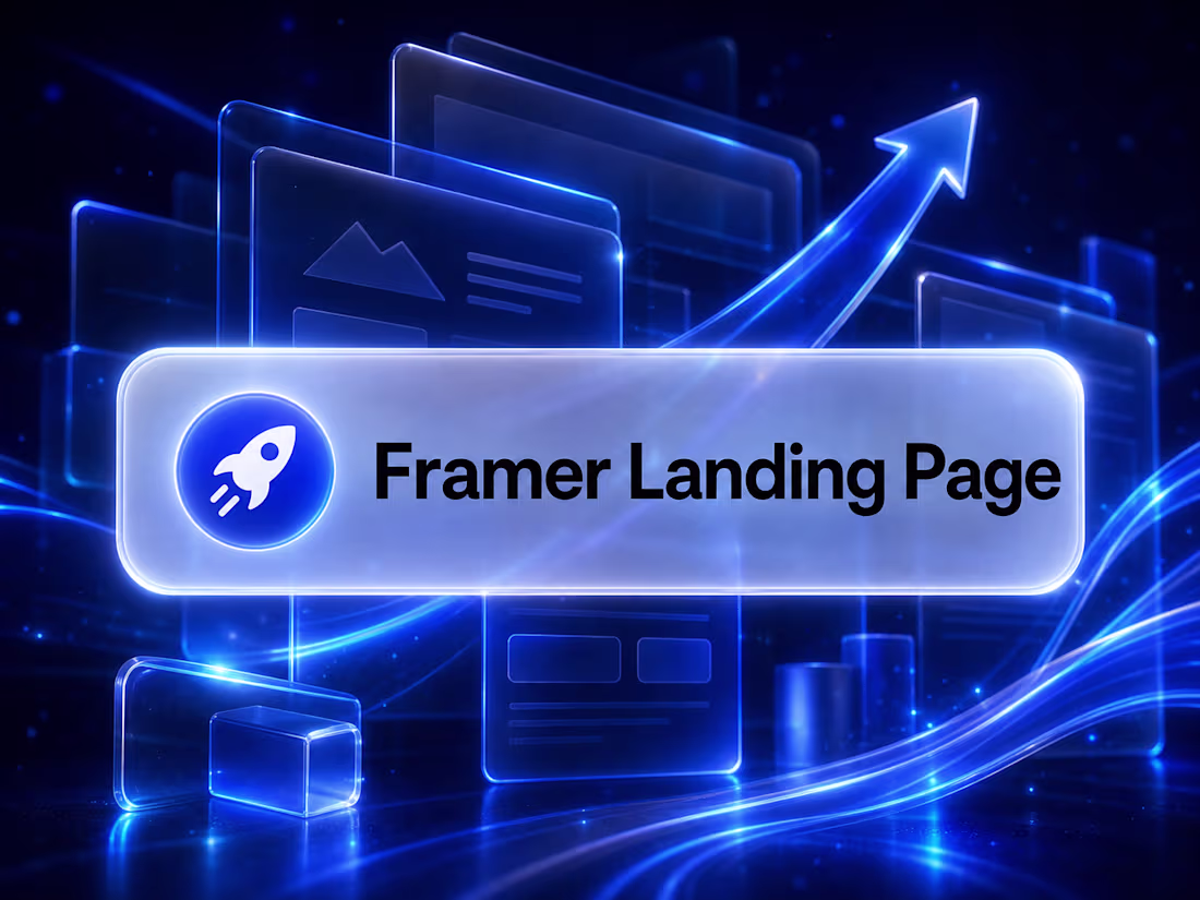 Cover image for Framer Landing Page — Design + Build