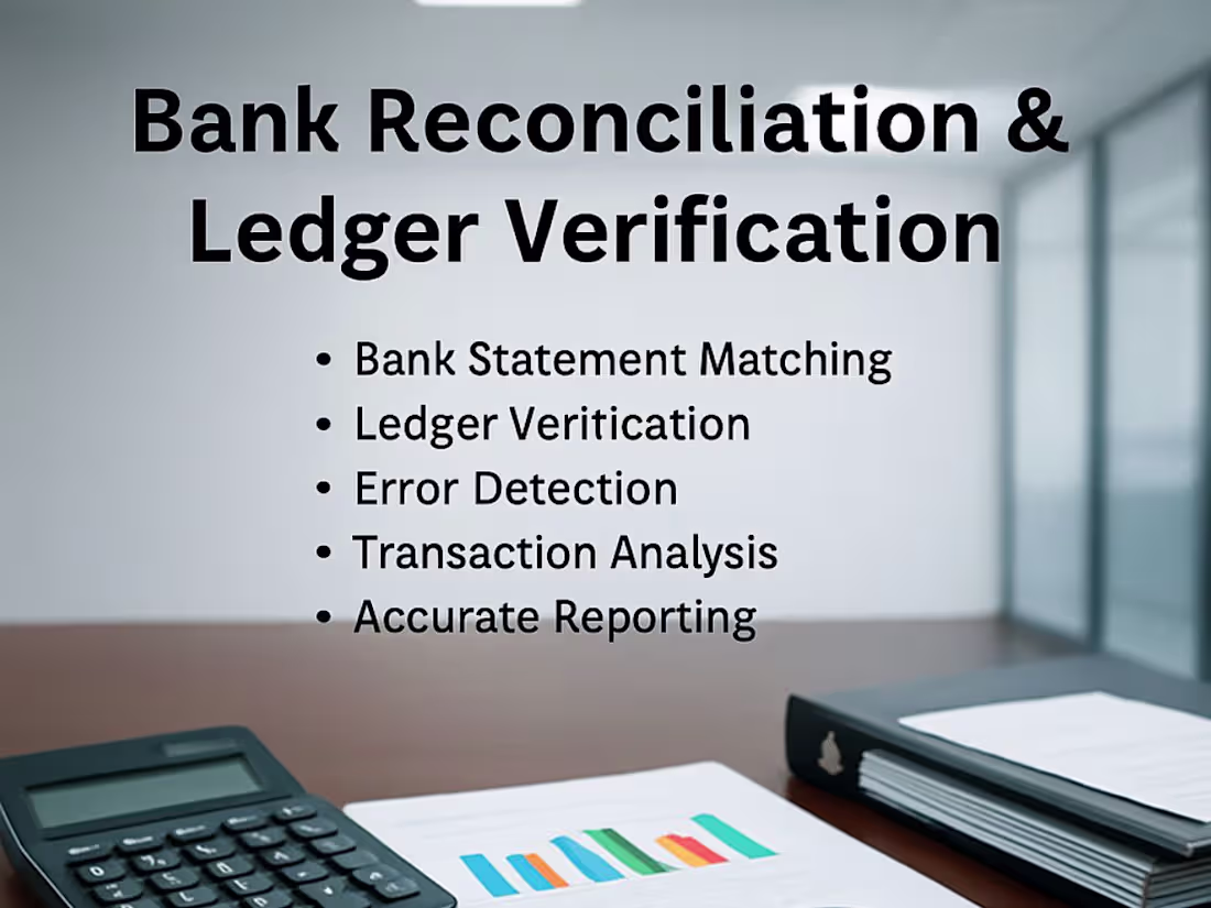 Cover image for Bank Reconciliation & Ledger Verification