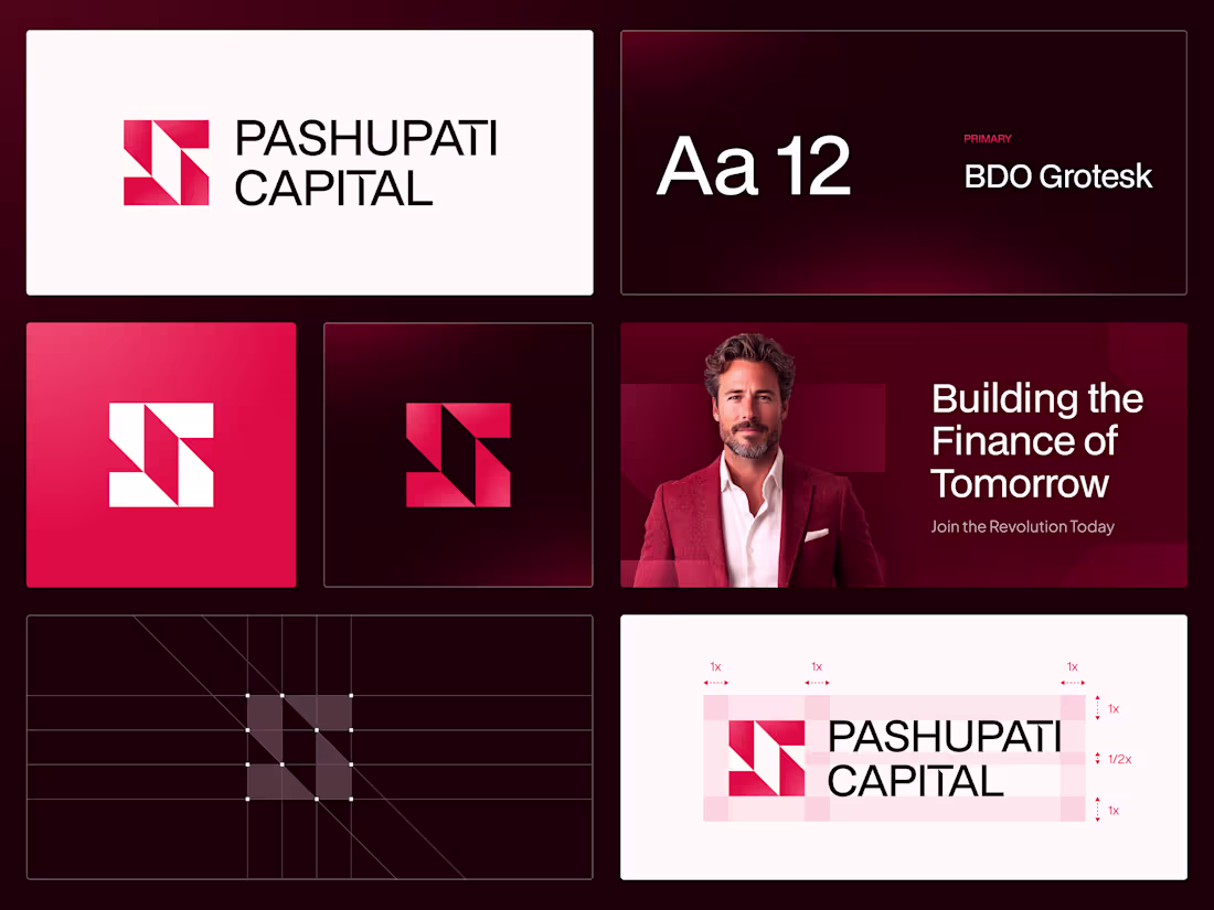 Cover image for Premium Financial Brand Identity