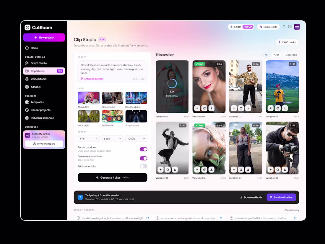 Cover image for CutRoom: AI-powered video & Smart editing tool