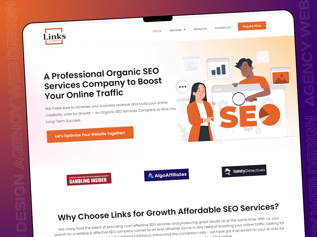 Cover image for SEO Agency Web Design 