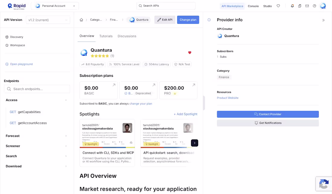 Cover image for Forecast API, SDKs & OAuth